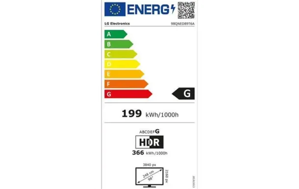 LG Téléviseur UHD 4K LG 98QNED89T6AQ